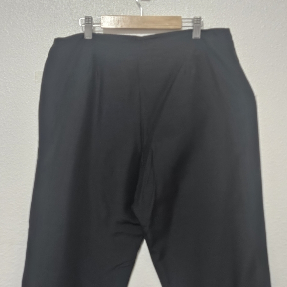 Alison Taylor silk blend embroidered fruits straight cropped pants size 12 - Picture 10 of 16